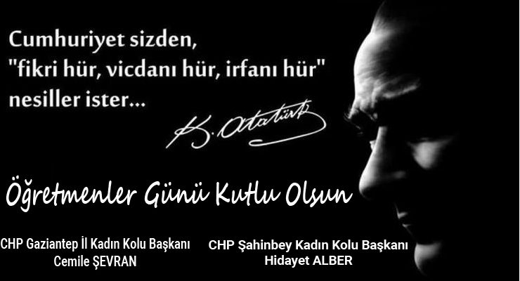 CHP Gaziantep Kadın Kollarından 24 Kasım mesajı